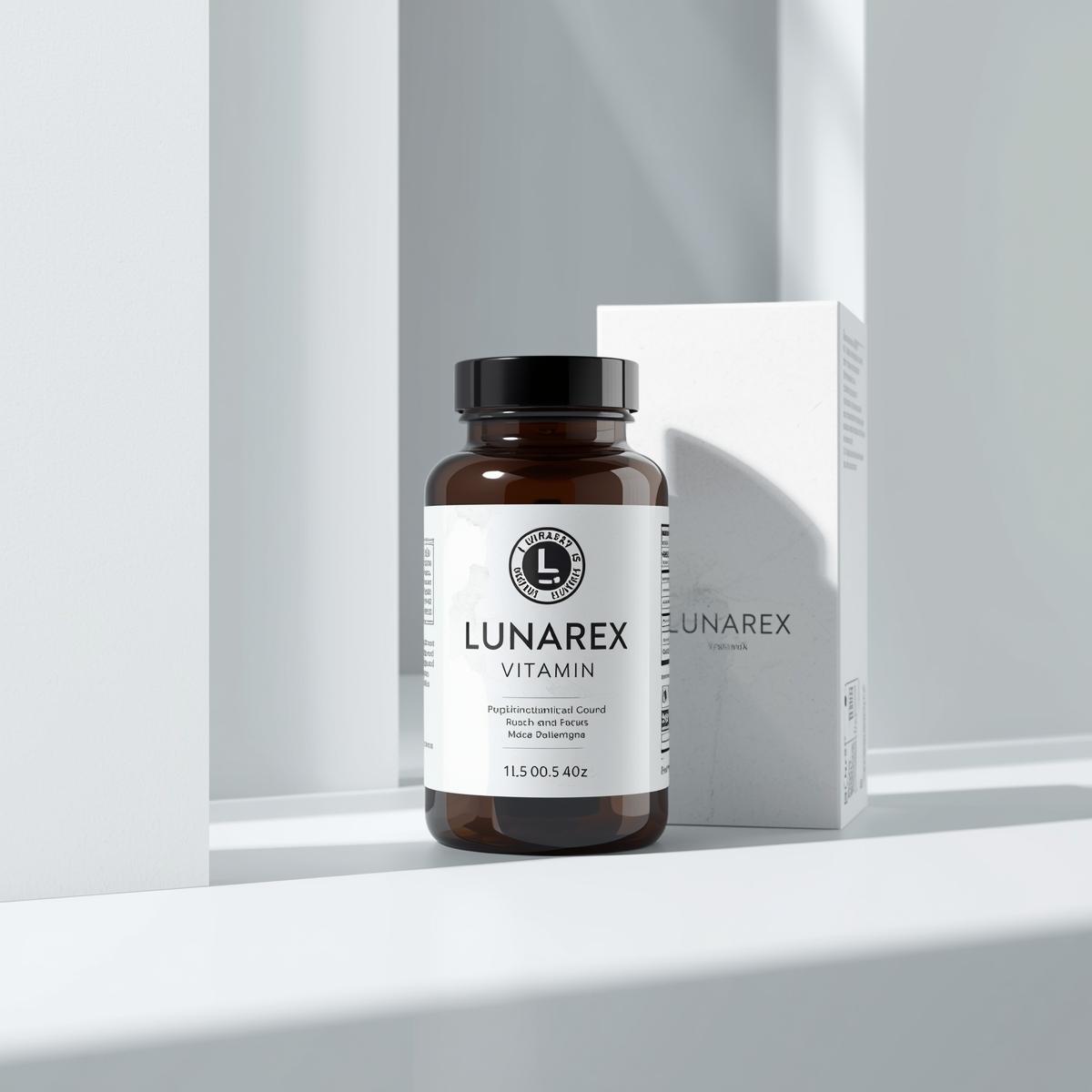 Lunarex natural daily tone and inner balance complex — product bottle